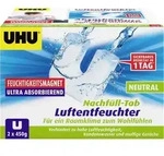 Uhu - Luftentfeuchter Feuchtigkeitsmagnet Neutral, 2 X 450 G Luftentfeuchter