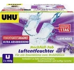Uhu - Luftentfeuchter Feuchtigkeitsmagnet Lavendel, 2 X 450 G Luftentfeuchter