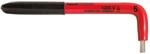 Ks Tools Innensechskant-winkelstiftschl&uuml;ssel Mit Schutzisolierung, 10mm - 117.1606