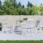 Vidaxl - Gartenstuhlauflagen F&uuml;r Hochlehner 4 Stk. 120x50x3cm Stoff