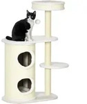 Pawhut - Kratzbaum, 100 Cm, Kletterbaum Mit Kratztonne, Katzenkratzbaum, Katzenbaum