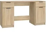 Schreibtisch Mit Beistellschrank Sonoma-eiche Holzwerkstoff - Vidaxl
