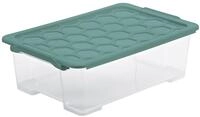 Rotho Aufbewahrungsbox Evo Safe Inkl. Deckel 30 L Mistletoe Gr&uuml;n Boxen