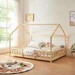 [en.casa] - Kinderbett Sisimiut 120x200 Cm Holzfarben