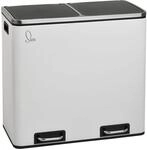 Tm2x24 Abfalleimer 48l Wei&szlig; - Svita