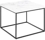 Barossa Couchtisch 60cm Marmor Dekor Wei&szlig;.