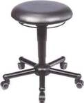 Drehhocker A19 M.rl.kunstleder Schwarz Sitz-h.465-595mm Hocker Mey