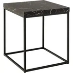 Barossa Couchtisch 40cm Marmor Dekor Schwarz.