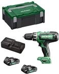 Hikoki Dv18dfwqz Kombi-bohrmaschine A Akku Del Lithium, 2 Ladeger&auml;te, 18v, 50...