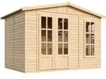 M334fb Garten Holzhaus, Gro&szlig;es Multifunktionales Holz Gartenhaus B332xt222xh232