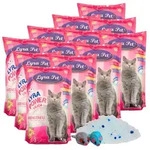 12 X 5 Liter Lyra Pet&reg; Lyra Power Silica Silikat Katzenstreu + 2 M&auml;use