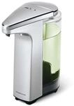 Simplehuman - Badezimmerzubeh&ouml;r - Seifenspender Ber&uuml;hrungslos, 237 Ml, Nickel Matt