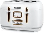 Muse Ms-131w Toaster Im Retro-design Wei&szlig;
