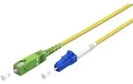 Goobay - Glasfaserkabel (ftth), Singlemode (os2) Yellow, (simplex), 1 M, Sc-apc (8&deg;)