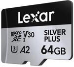 Lexar Professional Silver Plus 64 Gb Microsdxc Uhs-i Klasse 3