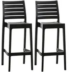 Clp - 2er Set Barhocker Ares Schwarz