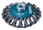 Konische B&uuml;rste Mit Gezopften Stahldr&auml;hten M14 &Oslash; 115mm Makita D-39883