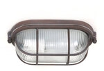 Steinhauer - Decken Strahler Leuchte Glas Rost-braun Industrie-stil Flur K&uuml;chen