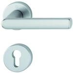 Hoppe - Rosettengarnitur Hamburg 1700 / 42kb/42kbs Aluminium F1 Rund Pz Din...