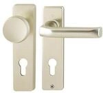 Hoppe - Kurzschildgarnitur London 54/227k/202kp/ap/113 Aluminium F2 Pz Eckig