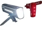 Automotive Fahrradbeleuchtung Set Race 80 Set Led Akkubetrieben Schwarz - Osram