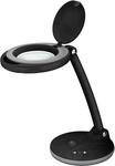 Led-stand-lupenleuchte, 6 W, 450 Lm, Dimmbar, Schwarz - Goobay