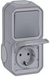 Legrand Frap Ssdo+wechsel Hz/vk Sl Gr (069746l Plexo New)