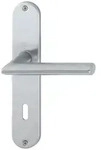 Hoppe - Langschildgarnitur Stockholm E1140z/302 Edelstahl F69 Ob 72 Mm Din Links /