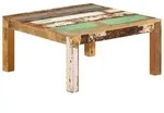 Couchtisch 80x80x40 Cm Altholz Massiv Vidaxl