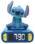Stitch Digital Night Light Alarm Clock. Sounds And Melodies. Backlit Lcd Screen.