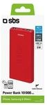Sbs Ttbb10000fastr Powerbank Lithium Polymer (lipo) 10000 Mah Rot