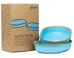 Einfache Schale Sureflap Surefeed Blau F&uuml;r Futterspender, Set Mit 2