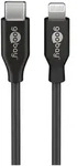 Lightning Usb-cTM Lade- Und Synchronisationskabel, 0,5 M, Schwarz, Mfi-kabel F&uuml;r