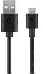 Micro-usb Lade- Und Synchronisationskabel, F&uuml;r Android-ger&auml;te, Schwarz. Kabell&auml;nge