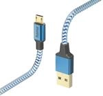 Hama Reflective Micro-usb-kabel 1,5m Blau - Schnellladef&auml;hig