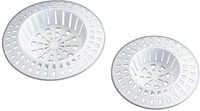 4er Set Abflusssieb K&uuml;chen Sp&uuml;le Sieb Sp&uuml;lbecken Abfluss Filter Kunststoff -...