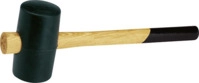 Gummi-komp.hammer Hart 90mm Flach/flach - Fortis