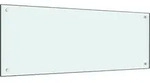 K&uuml;chenr&uuml;ckwand Wei&szlig; 100x40 Cm Hartglas Vidaxl