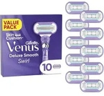 Gillette Venus Deluxe Smooth Swirl Systemklingen Ersatzklingen 10er