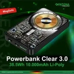 Powerbank Clear 3.0 Pd20w 10ah 38.5wh Li-poly - Patona