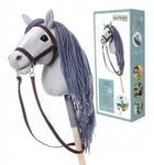 Steckenpferd A4 Steckenpferd Hoppihorse Grau + Zubeh&ouml;rset
