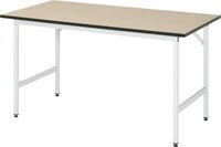 Arbeitstisch Mdf Bxtxh 1500x800x800-850mm - Rau