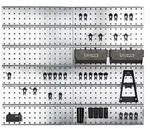 120982 Lochplatten-set Clip Set 38 (b X H X T) 1040 X 880 X 11 Mm 1 Set - Raaco