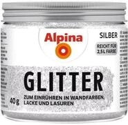 Alpina Kreativ Glitter Silber 40g