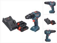 Bosch Gsb 18v-55 Professional Akku Schlagbohrschrauber 18 V 55 Nm Brushless + 2x