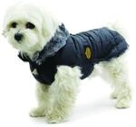 Steppmantel F&uuml;r Hunde - Schwarz - 27 Cm - Fashion Dog