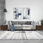 Vidaxl - Couchtische 2 Stk. Braun Eichen-optik 50x50x40 Cm Holzwerkstoff