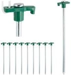 Relaxdays - Felsbodenhering 10er Set, Erdanker F&uuml;r Harte B&ouml;den, 25 Cm, Bodenanker,