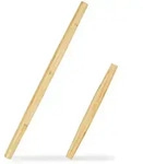 Teigroller 2er Set, Bambus, Backzubeh&ouml;r, Nudelh&ouml;lzer, Rollh&ouml;lzer 65 U. 40 Cm,