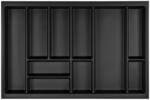 So-tech - Orga-box Junker Slim Besteckeinsatz 725 X 476 Mm Lavagrau Mit Perlstruktur